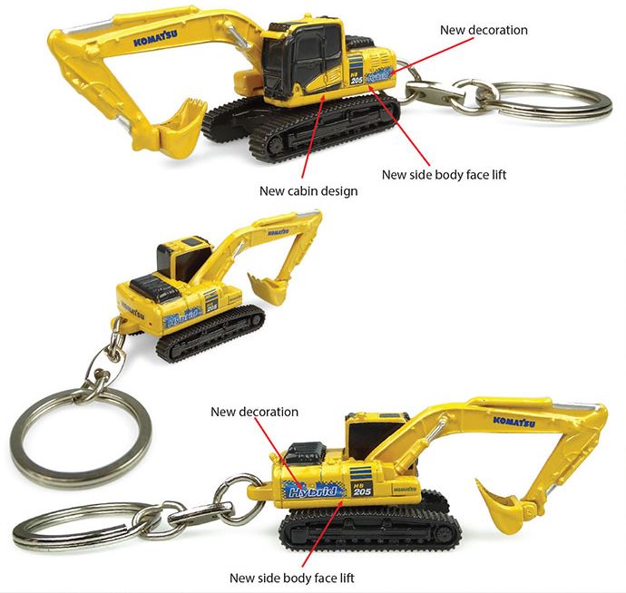 Komatsu HB205LC Hybrid - Keyring